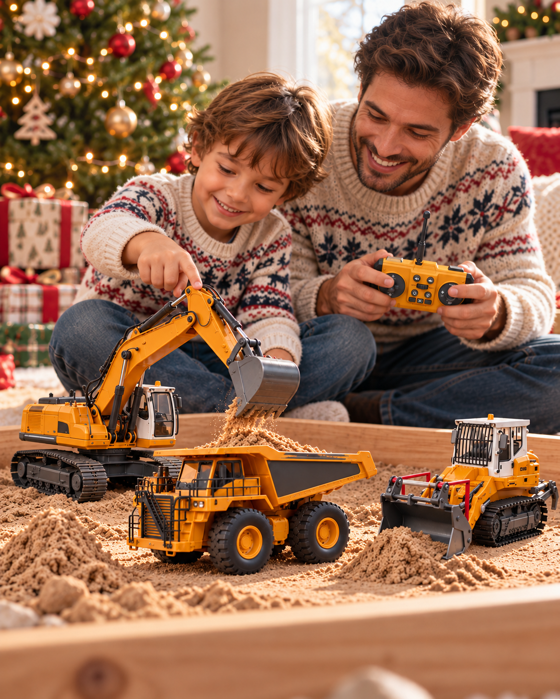 Tobouy 970 PRO X remote control excavator with working attachments