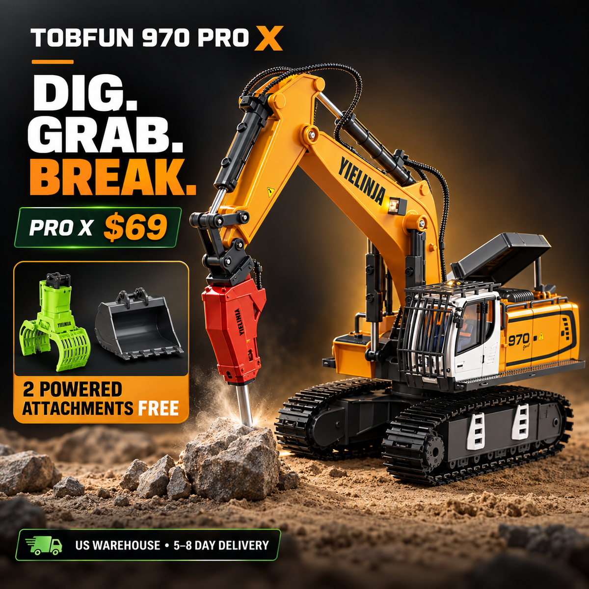 2026 TOBOUY Excavator Pro X