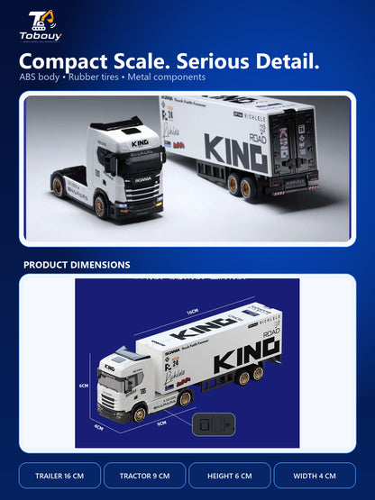 Scania RC truck materials and dimensions