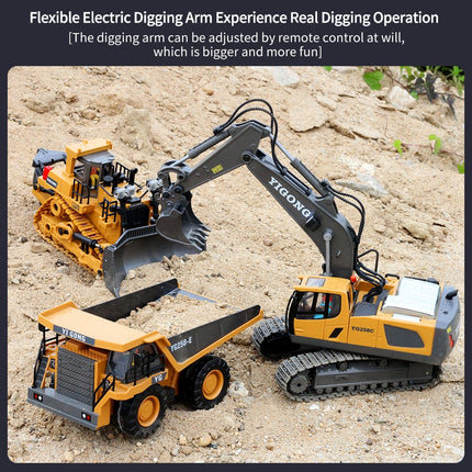 Tobouy RC Excavator 1/20 Scale – 11-Channel Remote Control Toy