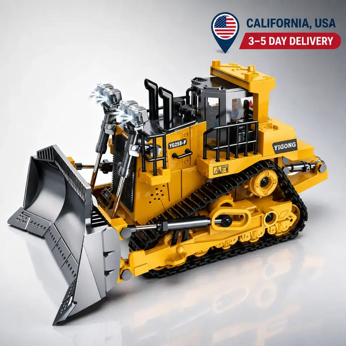 Tobouy RC Bulldozer im Maßstab 1/20 – Realistisch, robust, einsatzbereit