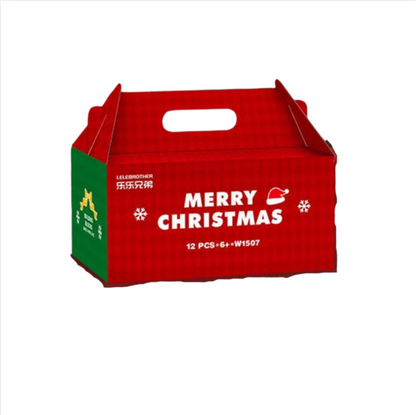Tobouy Christmas Building Block Series – Santa Claus & Reindeer Puzzle, Compatible with LEGO Bricks