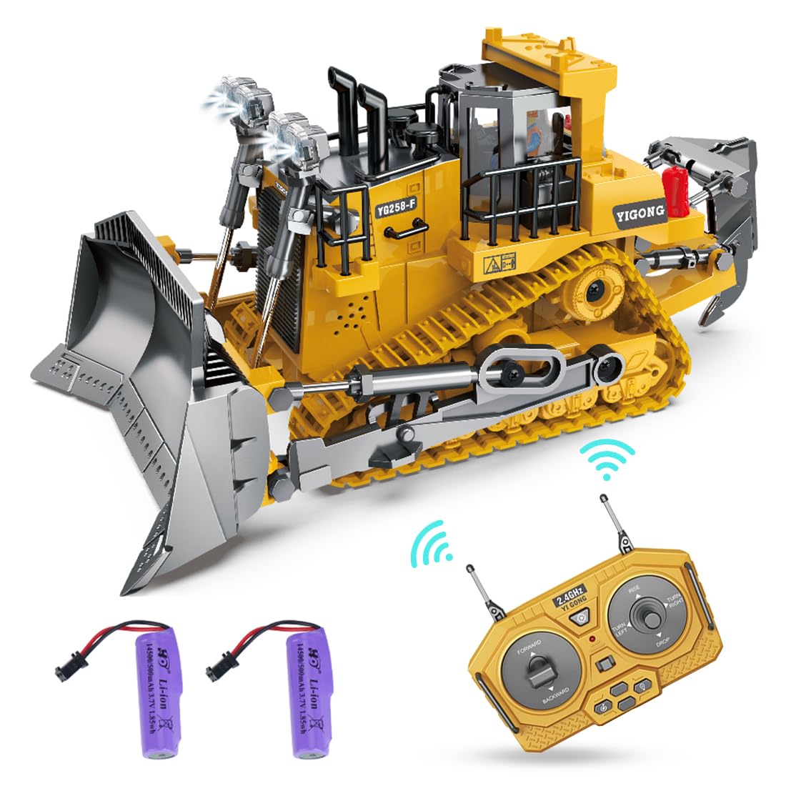 Tobouy RC Bulldozer im Maßstab 1/20 – Realistisch, robust, einsatzbereit