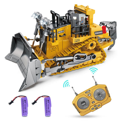 Tobouy RC Bulldozer im Maßstab 1/20 – Realistisch, robust, einsatzbereit