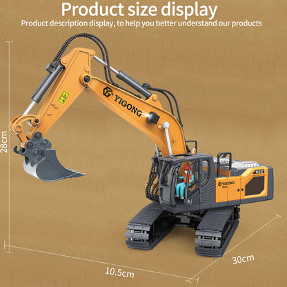 Tobouy Next-Gen RC-Bagger im Maßstab 1/20 – Legierungskonstruktion, Körpersensorsteuerung, 360°-Drehung