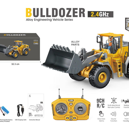 Tobouy 1:16 RC Loader Truck – Realistic Construction Vehicle Toy