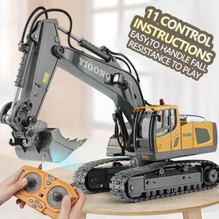 Tobouy RC Excavator 1/20 Scale – 11-Channel Remote Control Toy