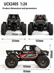 Tobouy™ UCX24 4WS Mini Rock Crawler