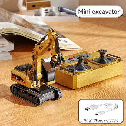 Tobouy  Mini RC Construction Set – Forklift, Excavator & Dump Truck