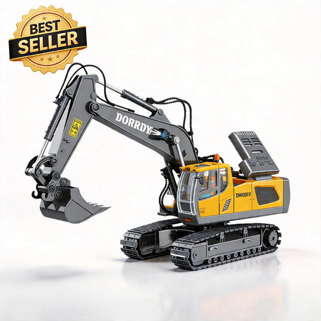 Tobouy RC Excavator 1/20 Scale – 11-Channel Remote Control Toy